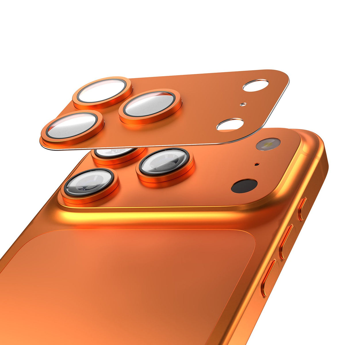 Etteri pilnīgs kameras objektīva aizsargs iPhone 17 Pro Max oranža