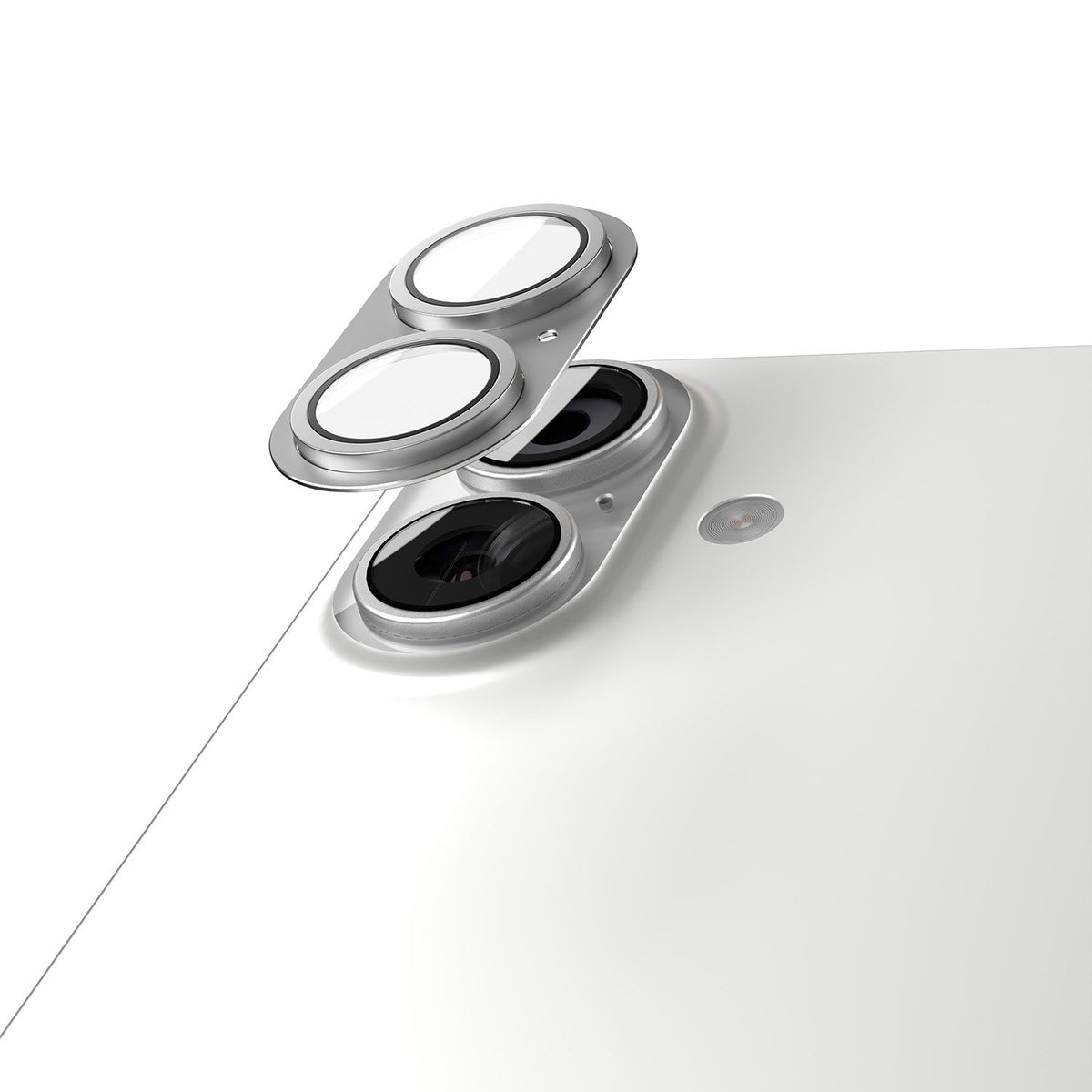 Etteri pilnīgs kameras objektīva aizsargs iPhone 17 sudraba