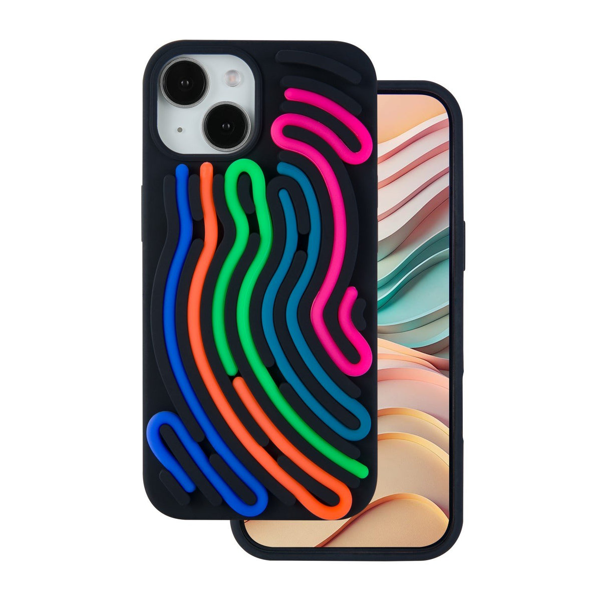 DIY Snake vāciņš iPhone 15 6,1", melns