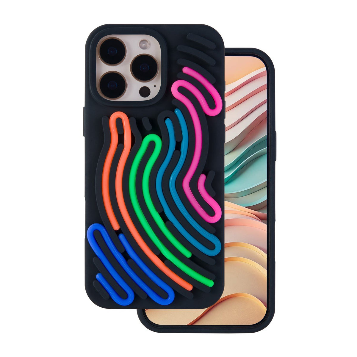 DIY Snake vāciņš iPhone 16 Pro Max 6,9", melns