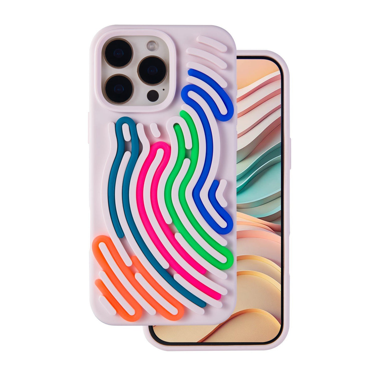 DIY Snake vāciņš iPhone 14 Pro 6,1", rozā