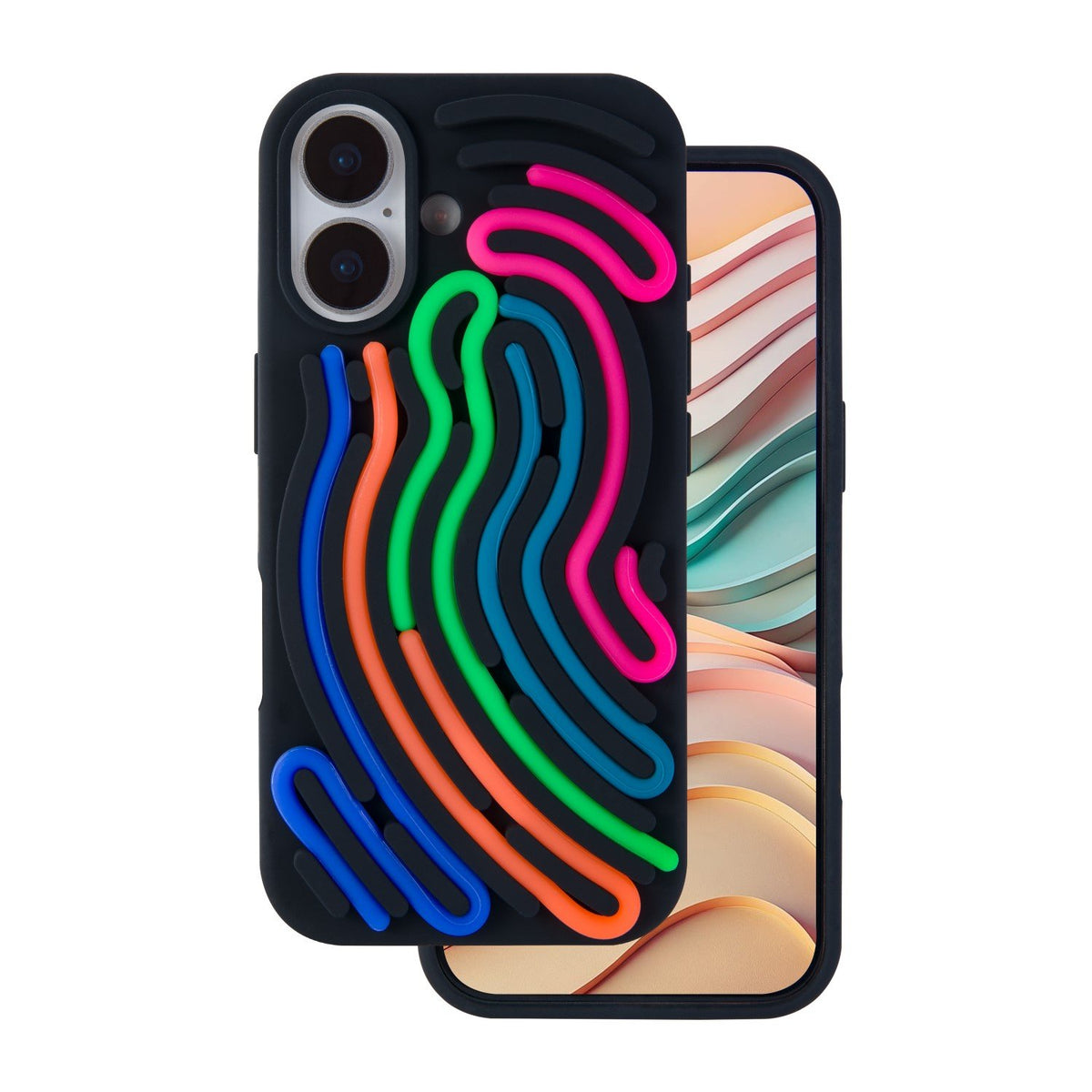 DIY Snake vāciņš iPhone 17 6,3", melns