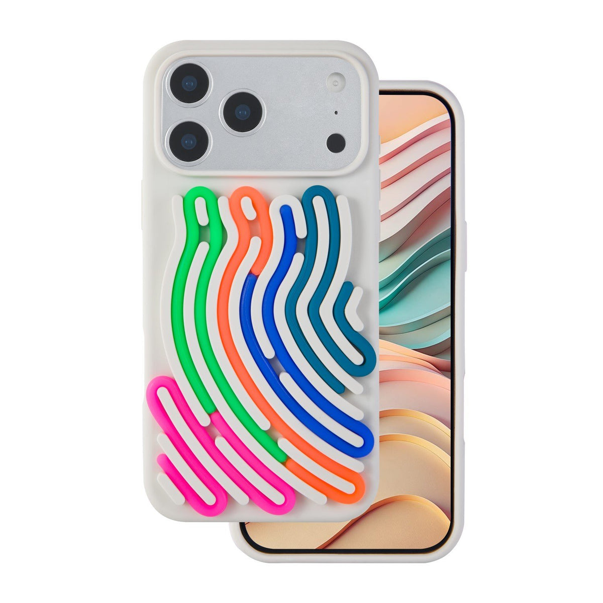 DIY Snake vāciņš iPhone 17 Pro Max 6,9", bēšs