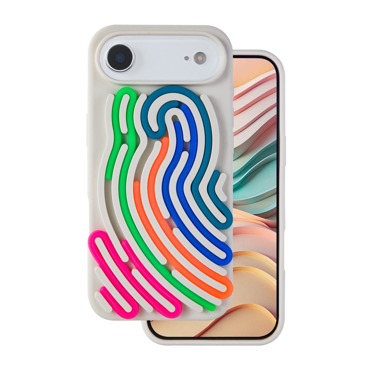 DIY Snake vāciņš iPhone 17 Air 6,6", bēšs