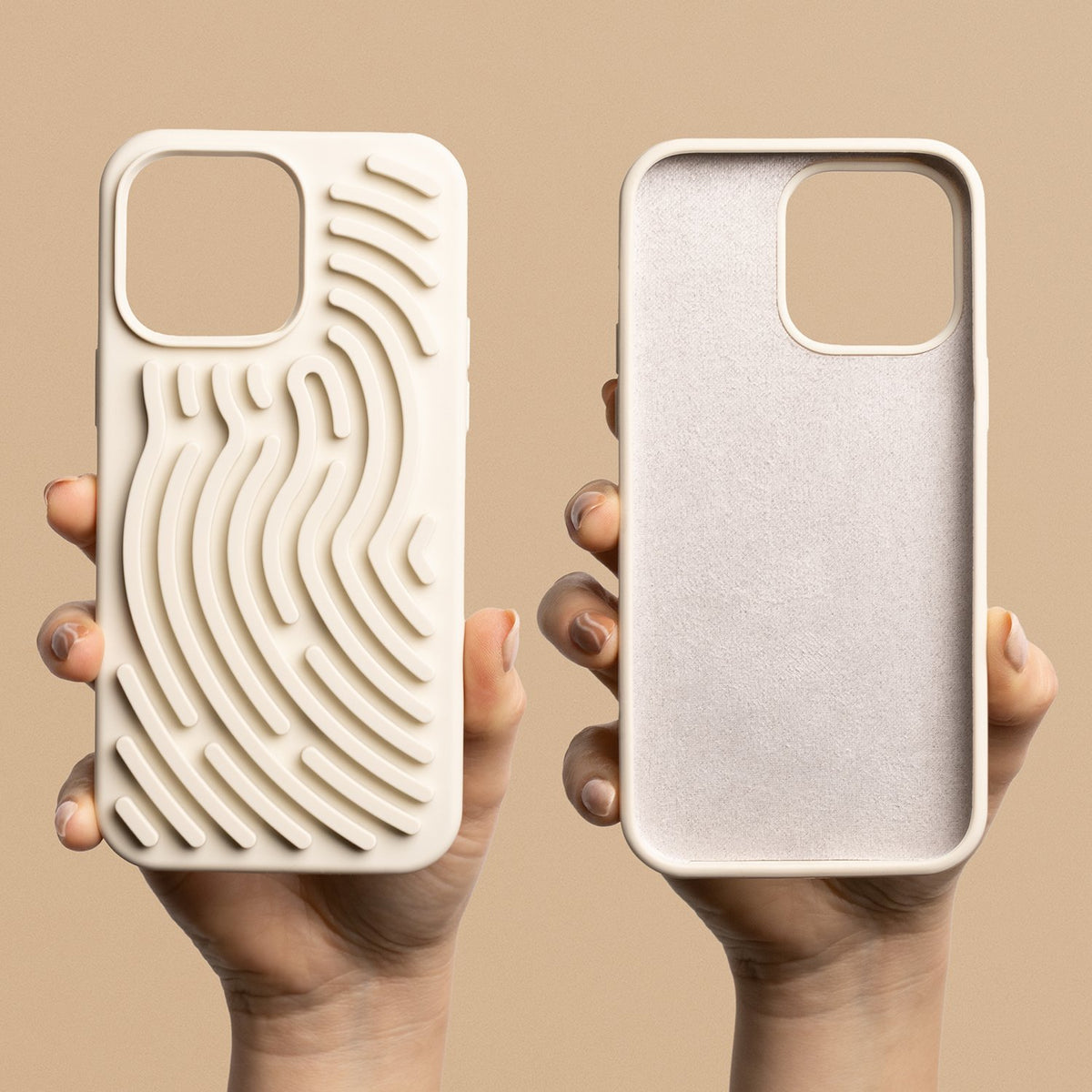 DIY Snake vāciņš iPhone 15 6,1", bēšs