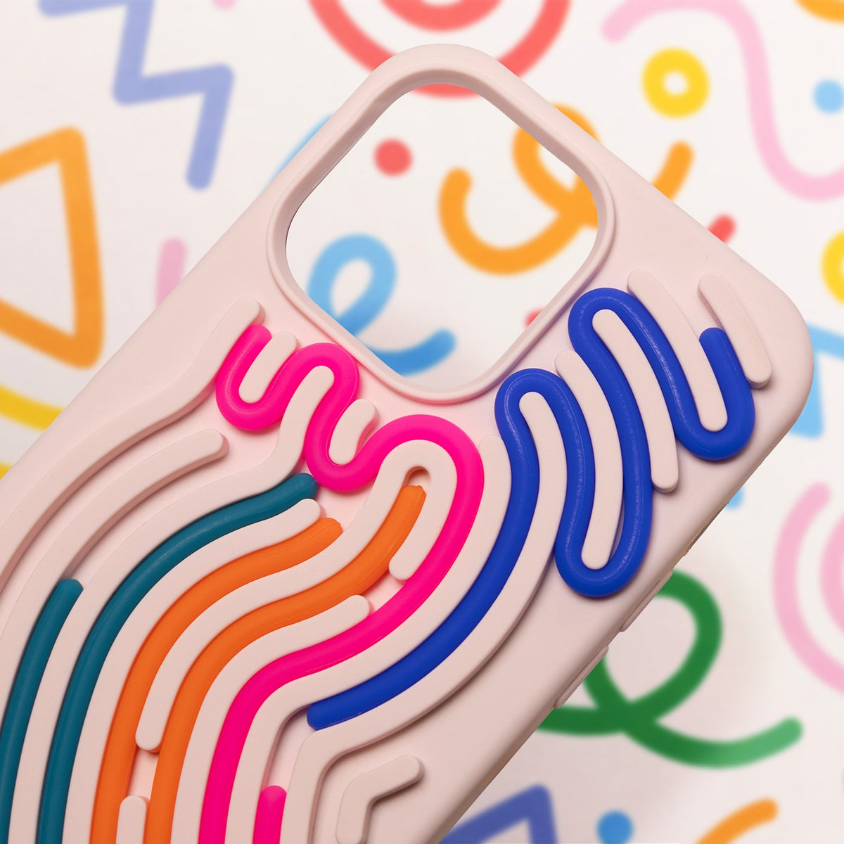 DIY Snake vāciņš iPhone 16 Pro Max 6,9", rozā