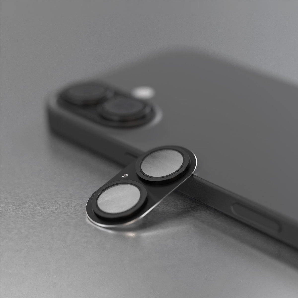 Etteri pilnīgs kameras objektīva aizsargs iPhone 17 melna
