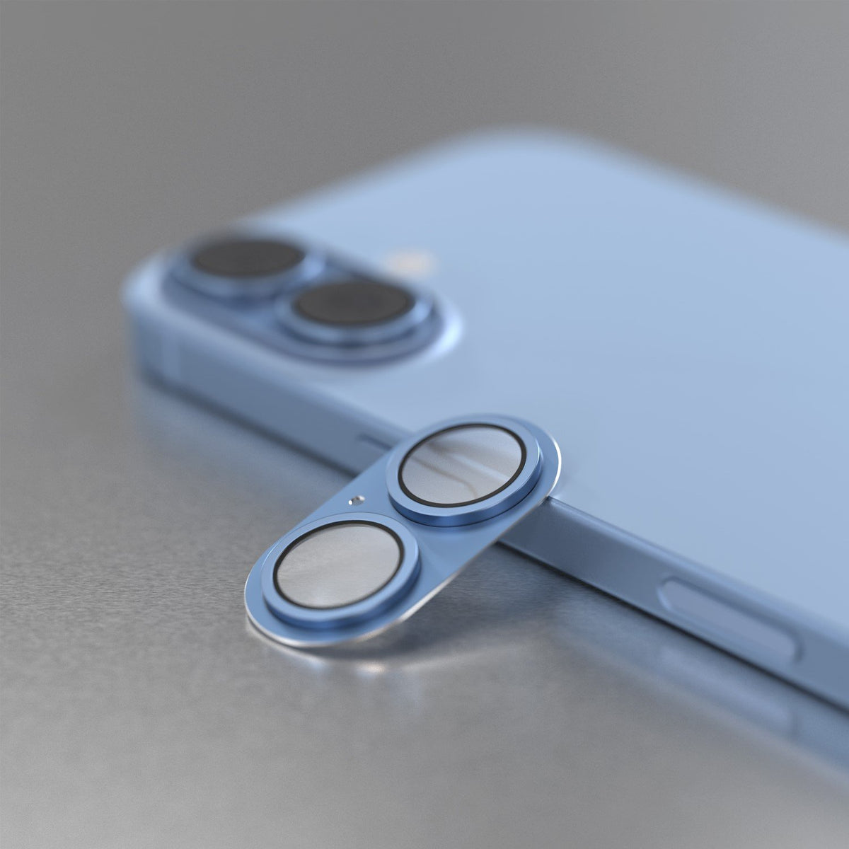 Etteri pilnīgs kameras objektīva aizsargs iPhone 17 zila