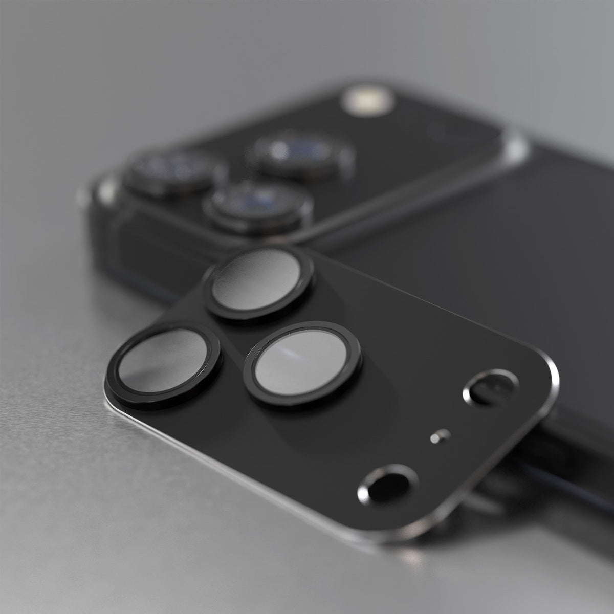 Etteri pilnīgs kameras objektīva aizsargs iPhone 17 Pro melna