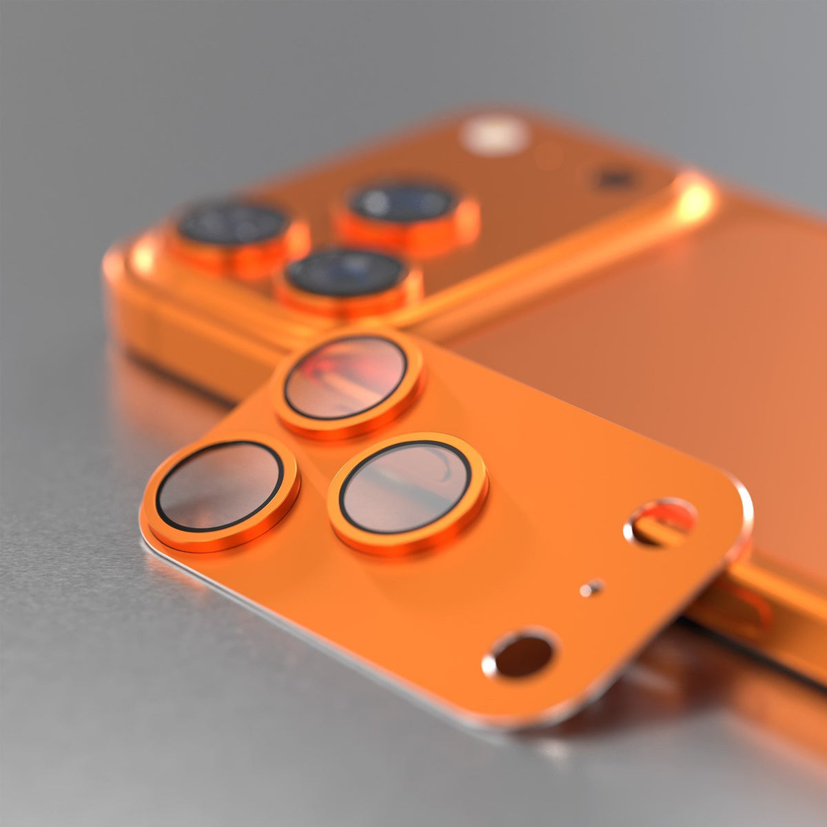 Etteri pilnīgs kameras objektīva aizsargs iPhone 17 Pro Max oranža