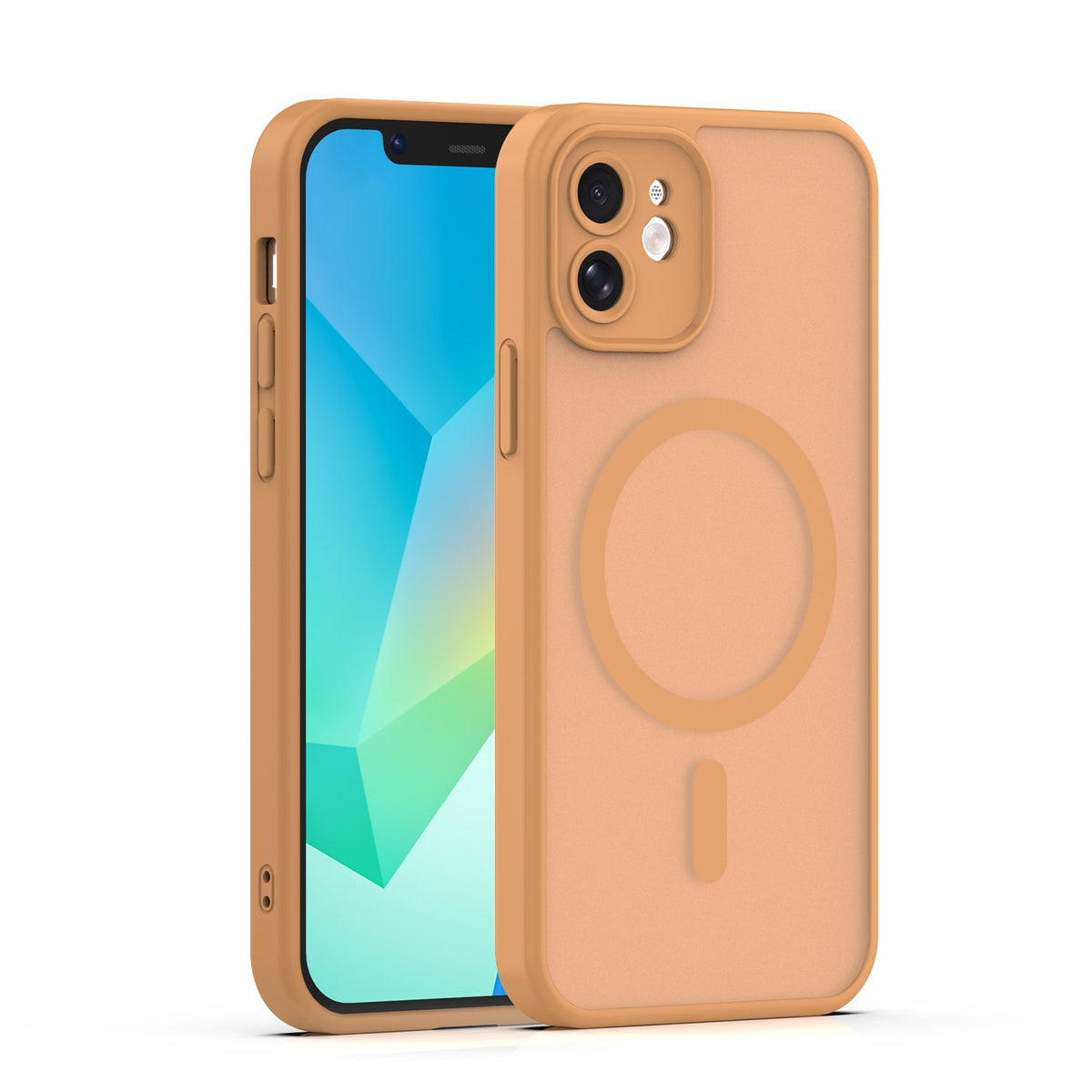 Matēts TPU vāciņš iPhone 12 6,1", brūns
