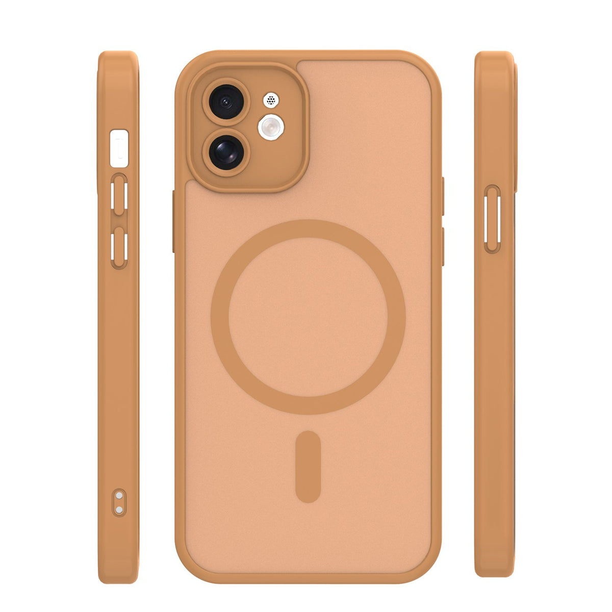 Matēts TPU vāciņš iPhone 12 6,1", brūns