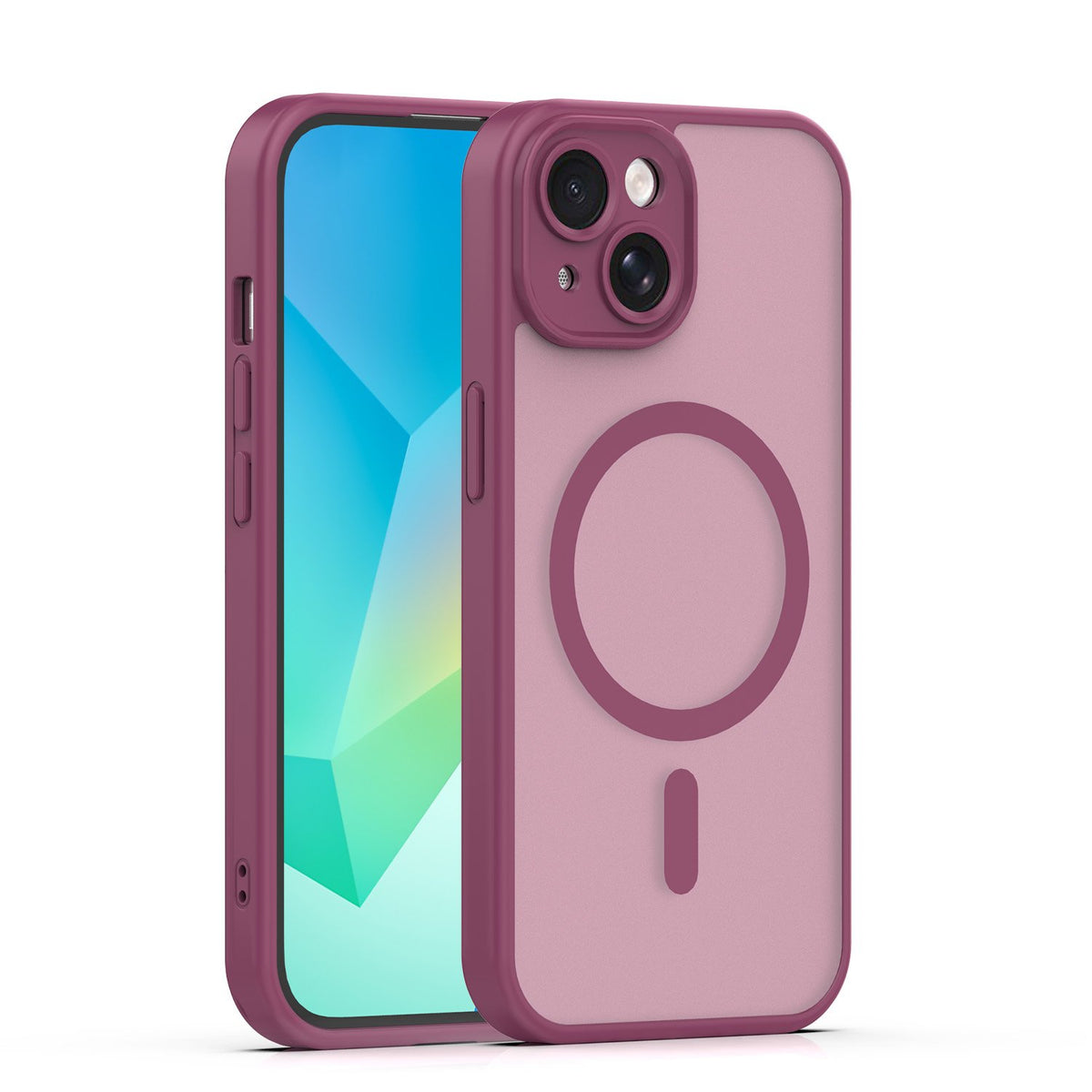 Matēts TPU vāciņš iPhone 15 6,1", brūns