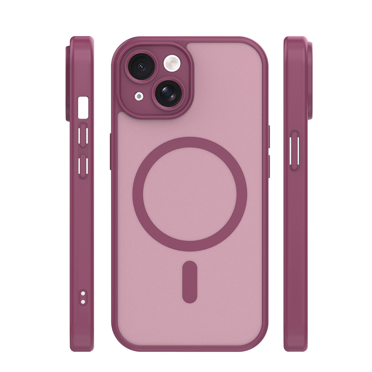Matēts TPU vāciņš iPhone 15 6,1", brūns