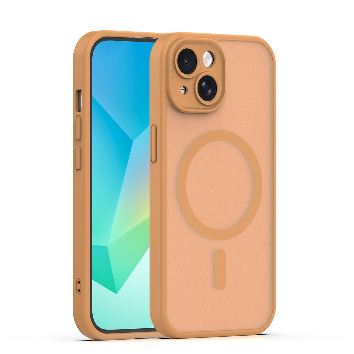 Matēts TPU vāciņš iPhone 15 6,1", brūns