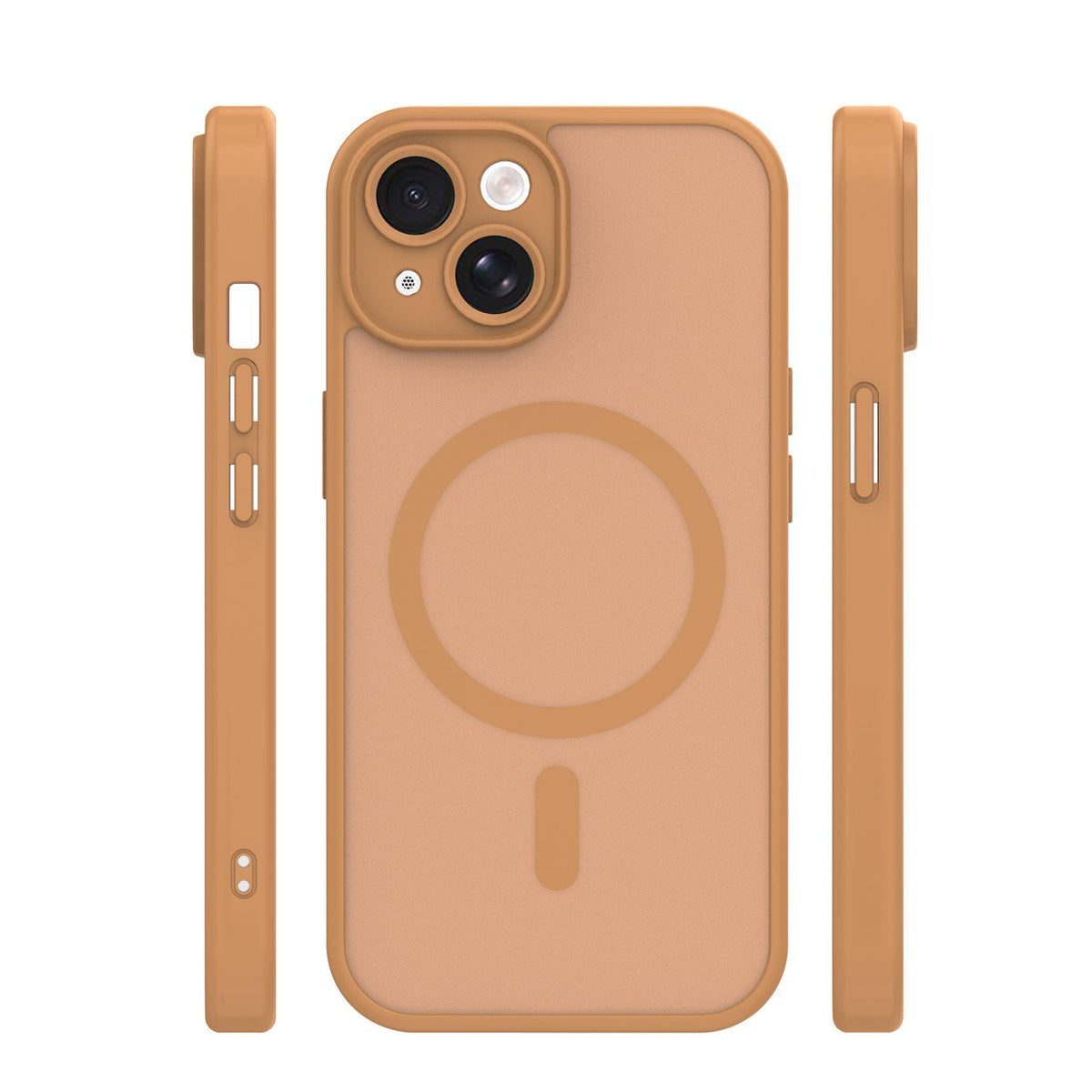 Matēts TPU vāciņš iPhone 13 6,1", brūns
