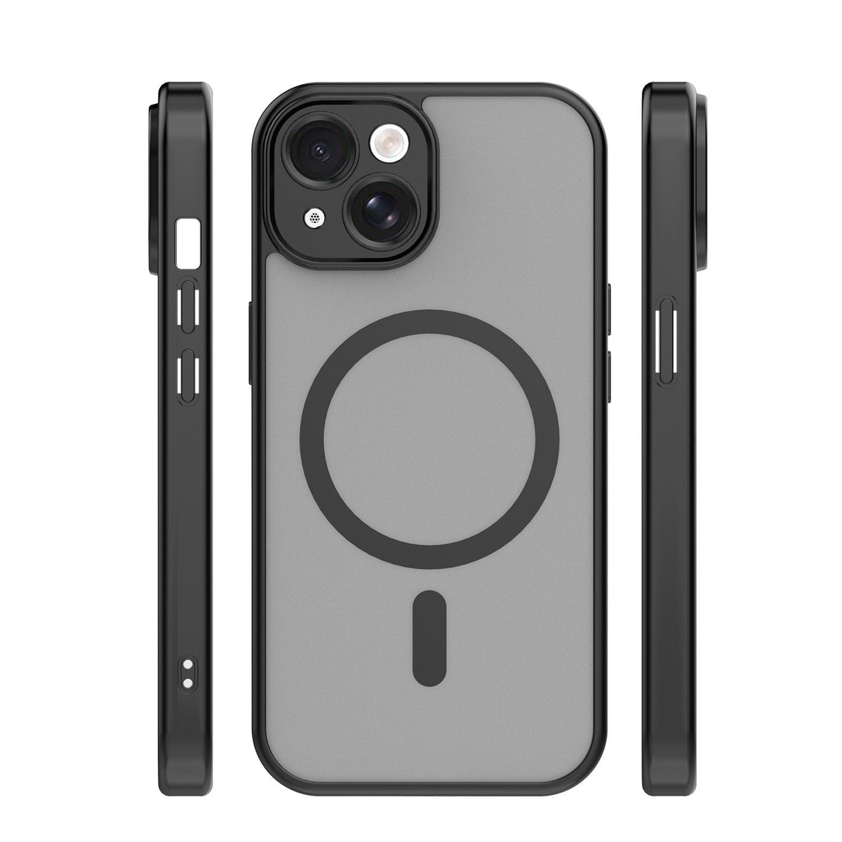 Matēts TPU vāciņš iPhone 14 6,1", melns