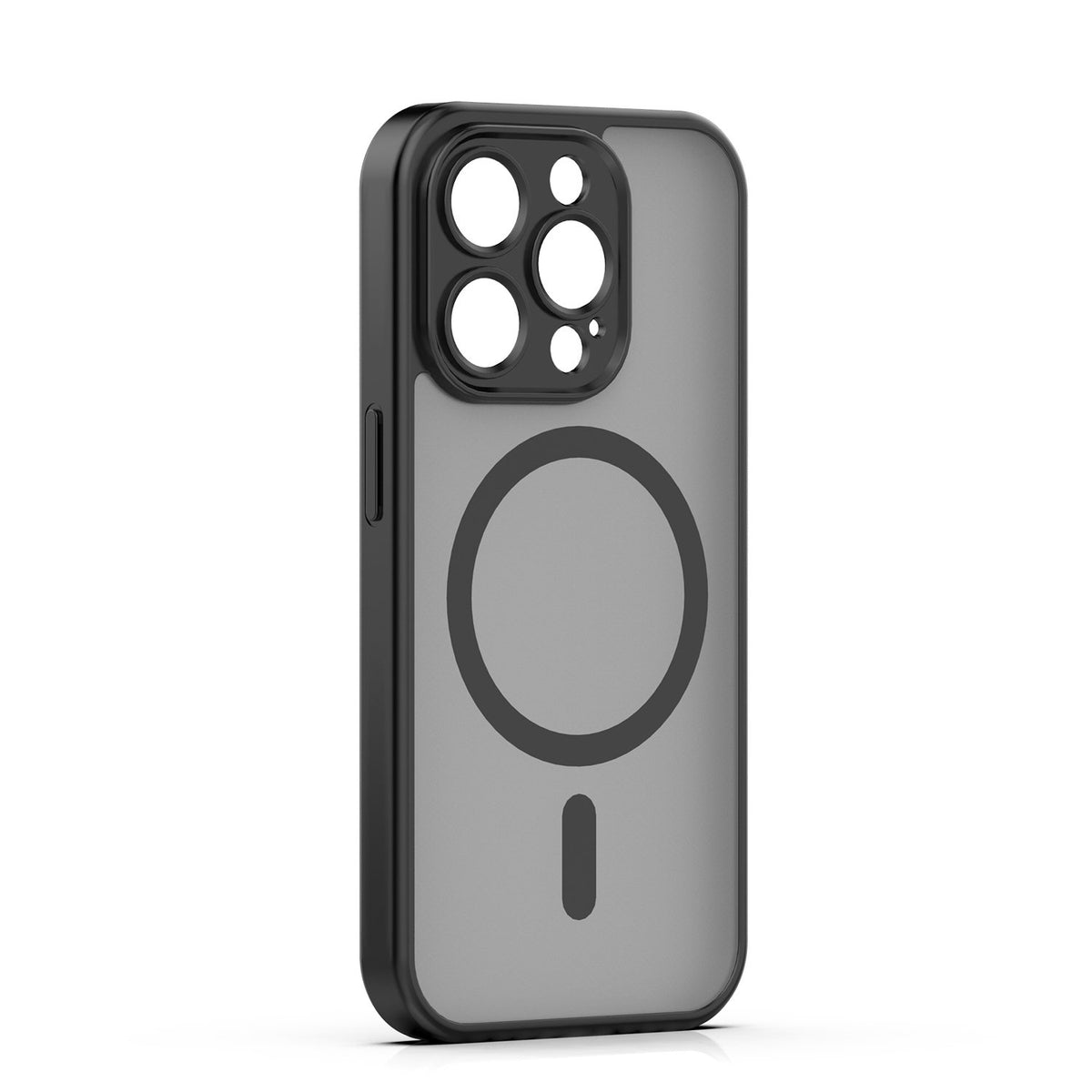 Matēts TPU vāciņš iPhone 15 Pro 6,1", melns