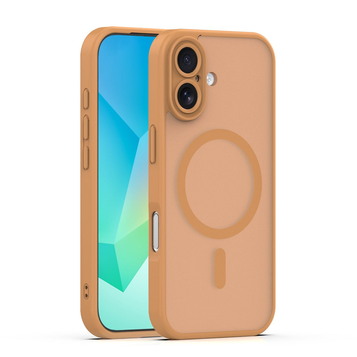 Matēts TPU vāciņš iPhone 16 6,1", brūns
