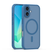 Mag Matt apvalks iPhone 17 6,3" / 18 6,3" tumši zils ar kameras aizsardzību