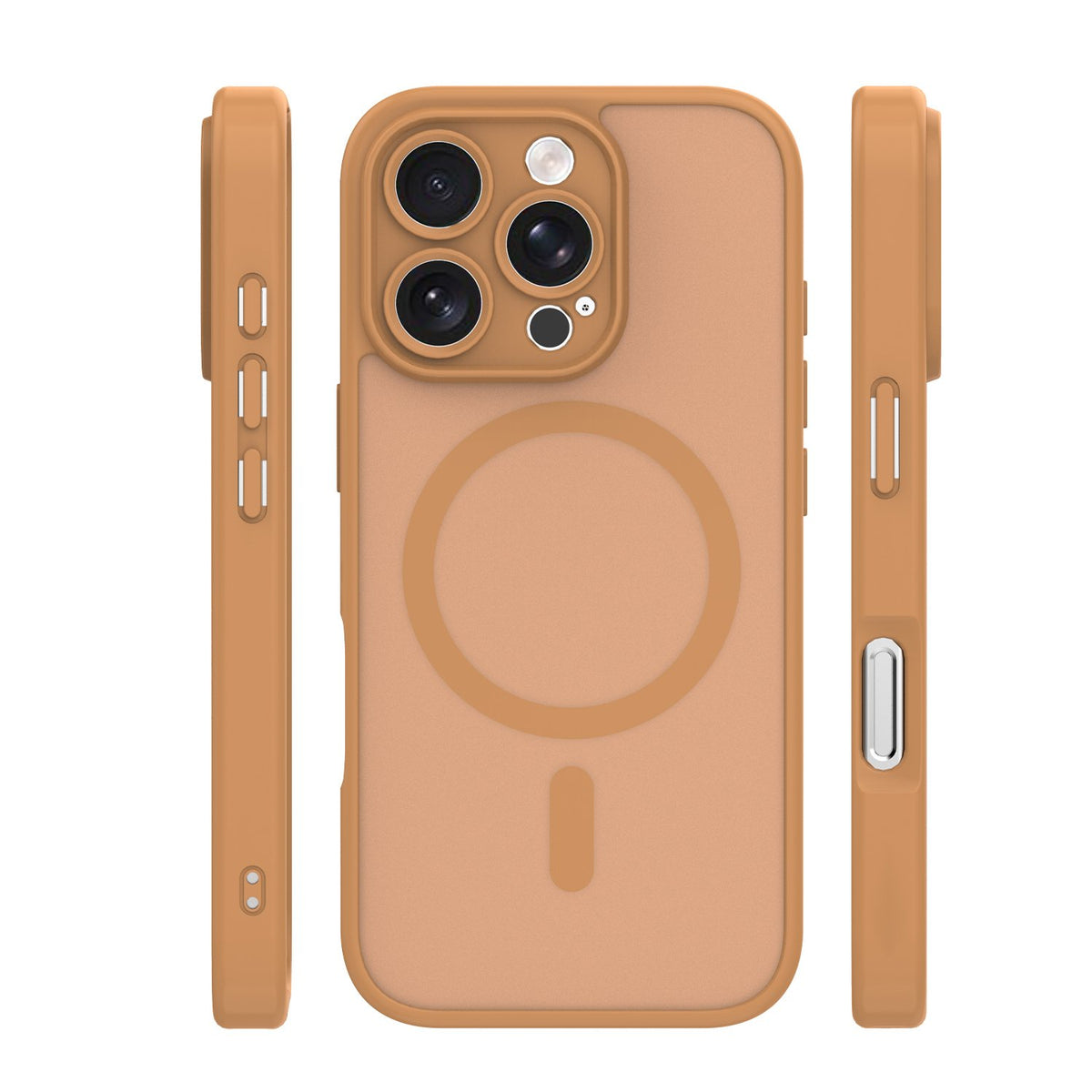 Matēts TPU vāciņš iPhone 16 Pro Max 6,9", brūns