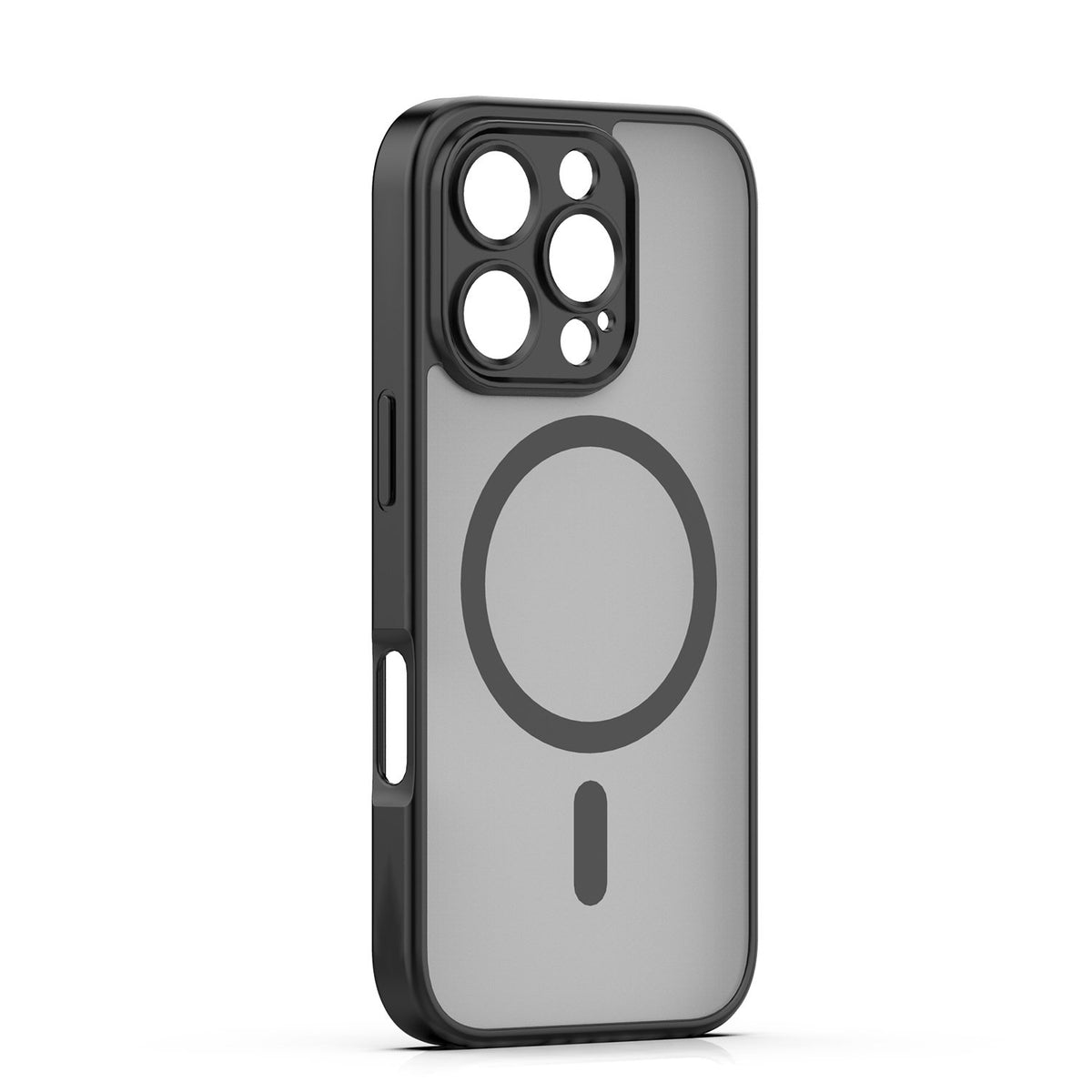 Matēts TPU vāciņš iPhone 16 Pro Max 6,9", melns