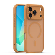 Mag Matt apvalks iPhone 17 Pro 6,3" / 18 Pro 6,3" – brūns, ar kameras aizsardzību