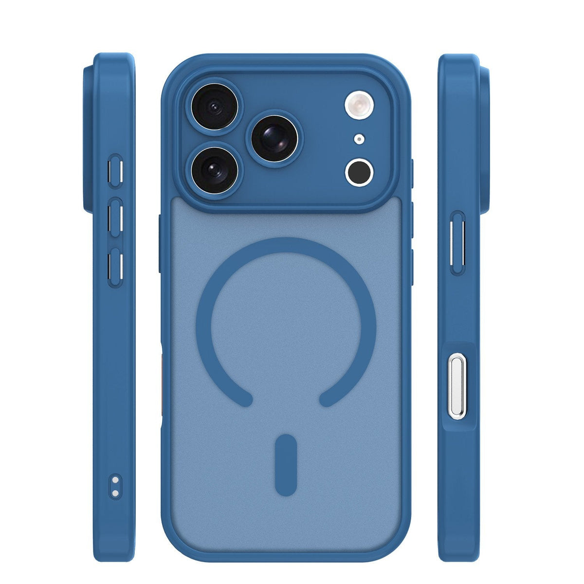 Mag Matt apvalks iPhone 17 Pro Max 6,9" / 18 Pro Max 6,9" tumši zils ar kameras aizsardzību