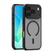 Mag Matt apvalks iPhone 17 Pro 6,3" / 18 Pro 6,3" – melns, ar kameras aizsardzību