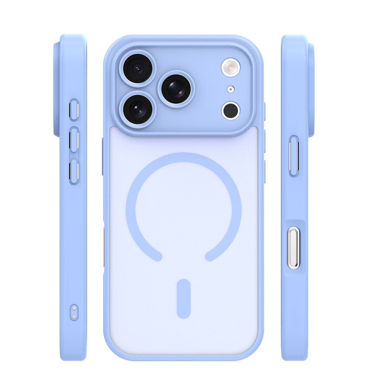 Mag Matt apvalks iPhone 17 Pro 6,3" / 18 Pro 6,3" gaiši zils ar kameras aizsardzību