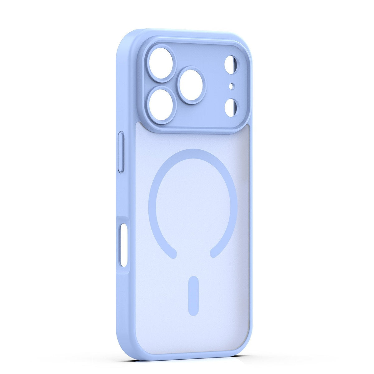 Mag Matt apvalks iPhone 17 Pro Max 6,9" / 18 Pro Max 6,9" gaiši zils ar kameras aizsardzību