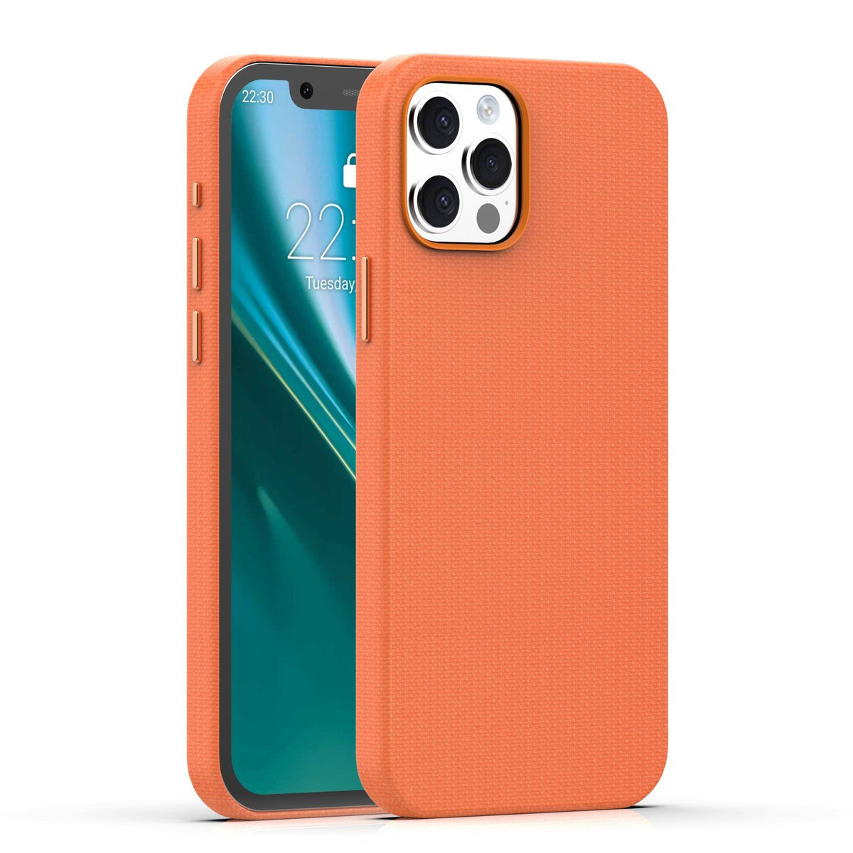 Etteri Elegant MagSafe vāciņš iPhone 12 / 12 Pro 6,1'', oranžs