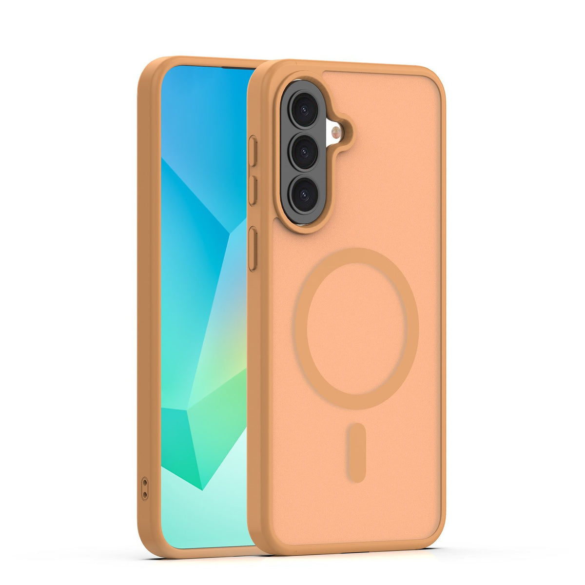 Matēts TPU vāciņš Samsung Galaxy A37 5G, brūns