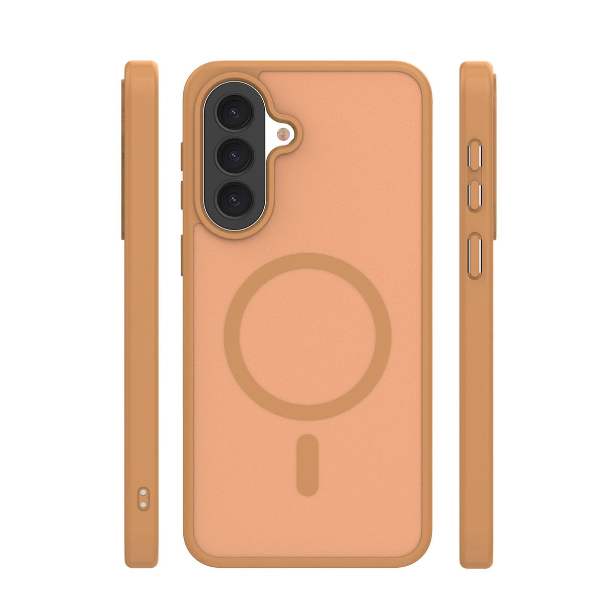 Matēts TPU vāciņš Samsung Galaxy A37 5G, brūns