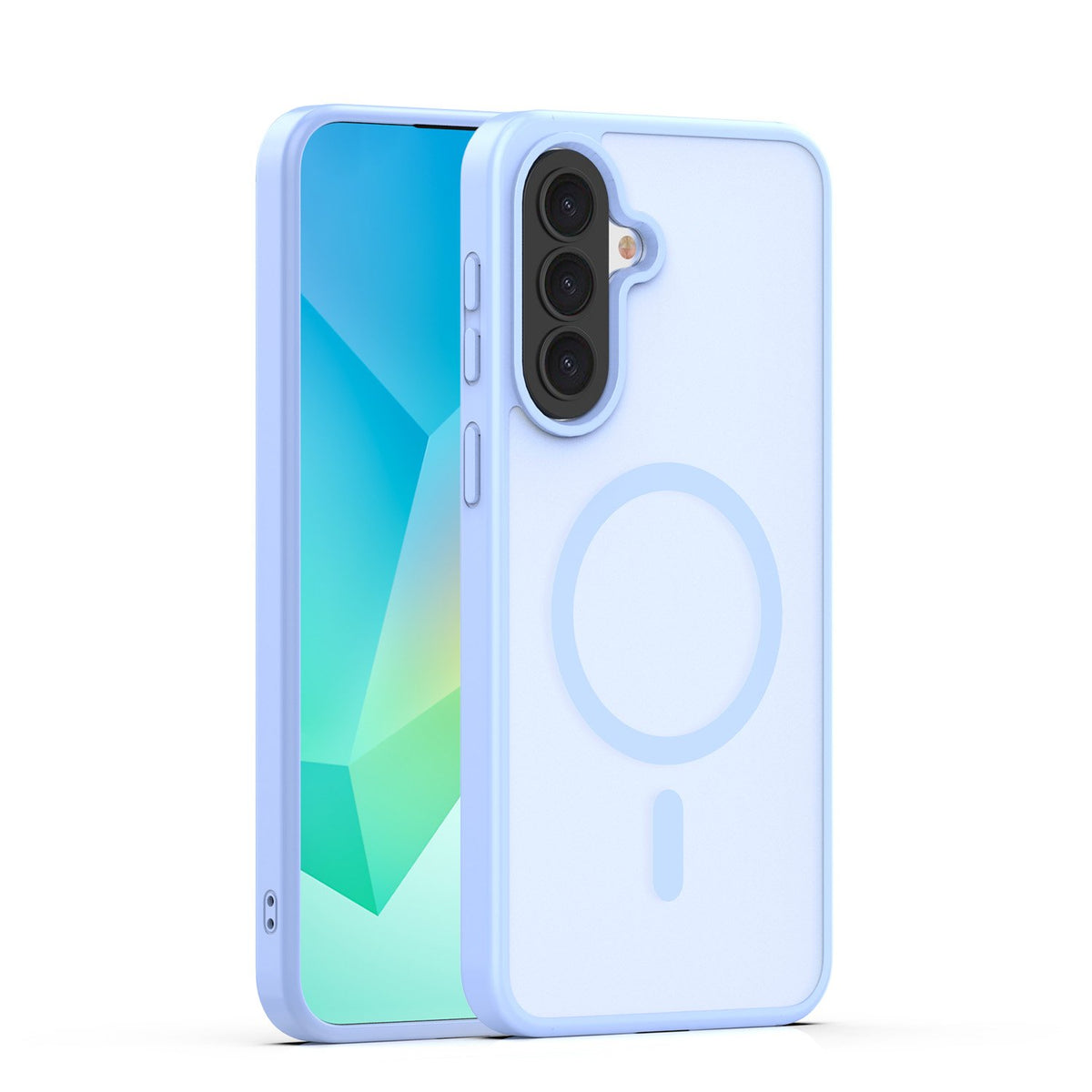 Matēts TPU vāciņš Samsung Galaxy A37 5G, gaiši zils