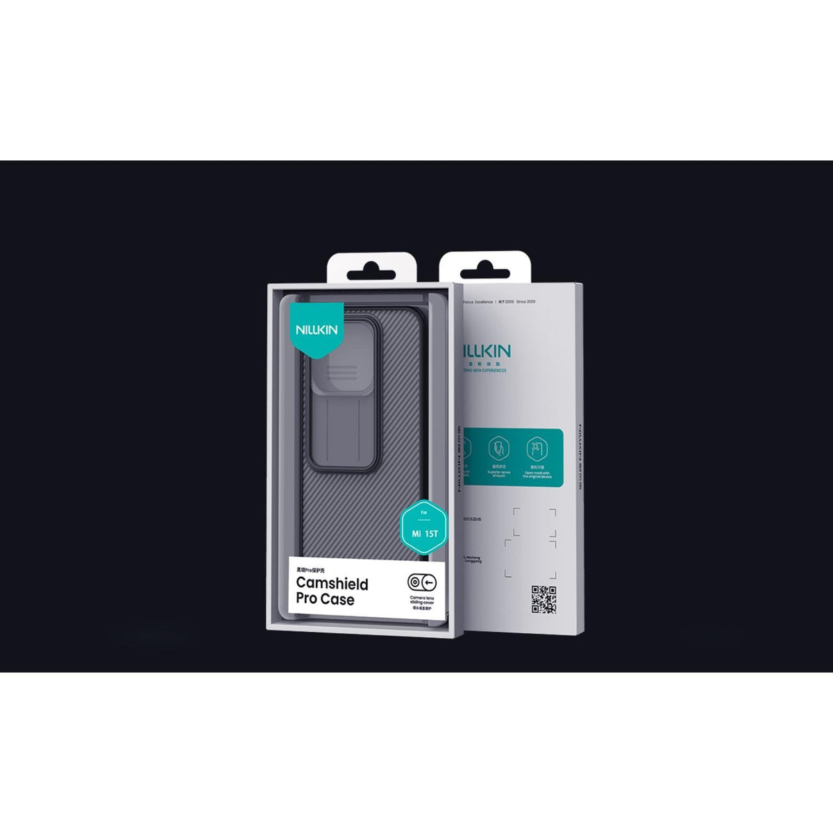 NILLKIN CAMSHIELD PRO Xiaomi 15T caurspīdīgs melns