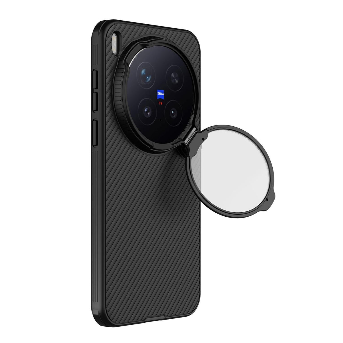 Nillkin CamShield Prop magnētiskais vāciņš Vivo X300 Pro, melns