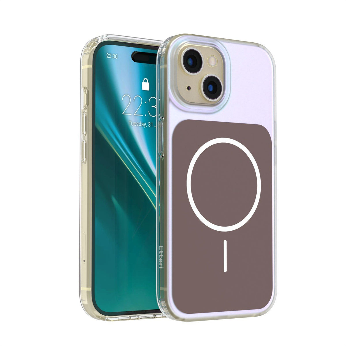 Etteri Hidden Pearl vāciņš iPhone 15 6,1", brūns