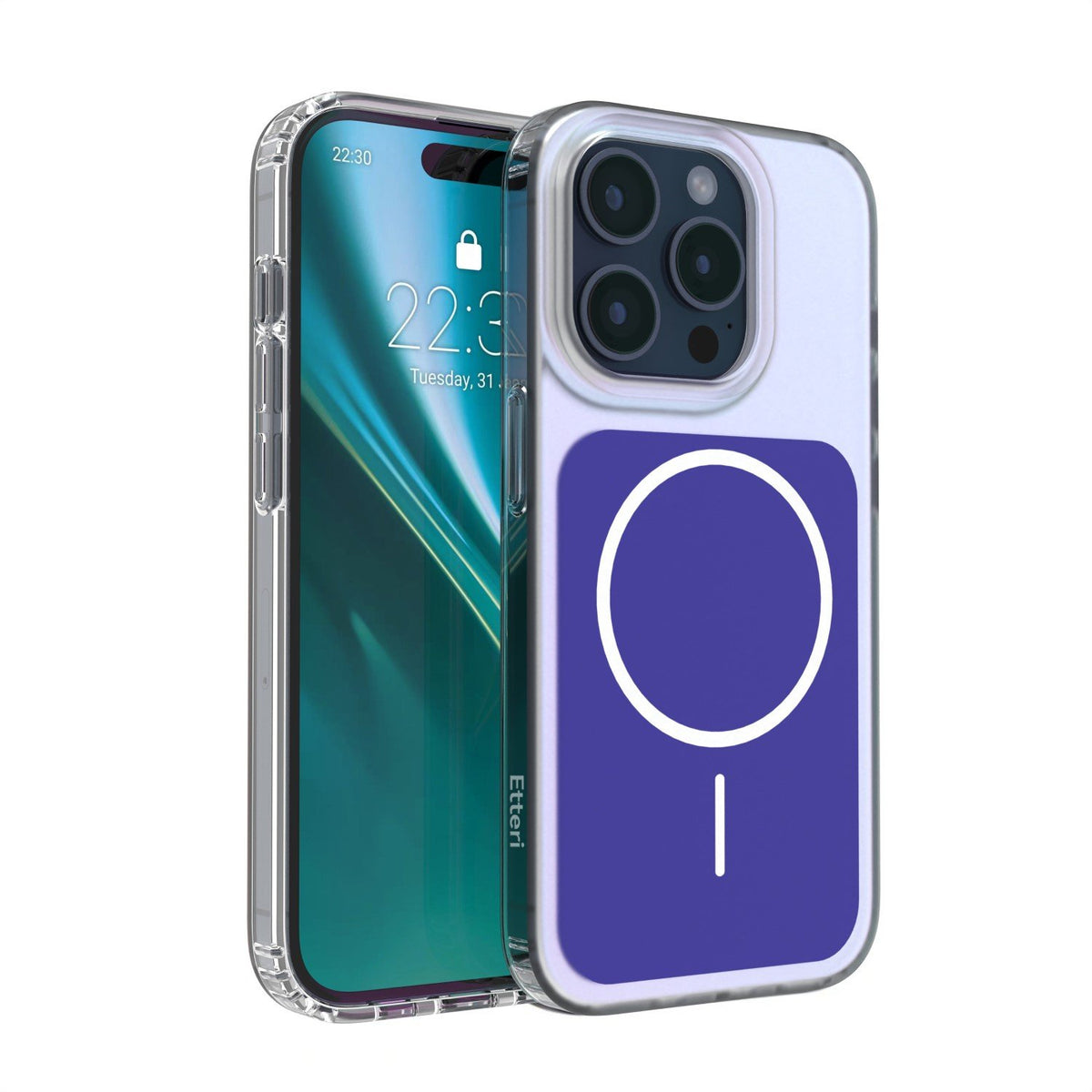 Etteri Hidden Pearl vāciņš iPhone 15 Pro 6,1", tumši zils