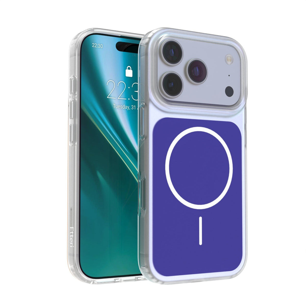 „Etteri Hidden Pearl“ vāciņš iPhone 17 Pro / 18 Pro 6,3" tumši zils