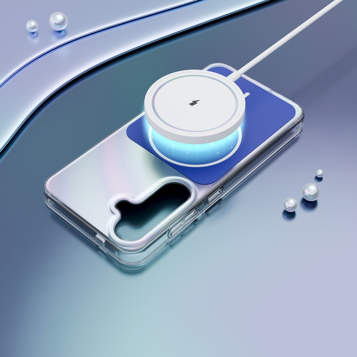 Etteri Hidden Pearl vāciņš Samsung Galaxy S26, tumši zils