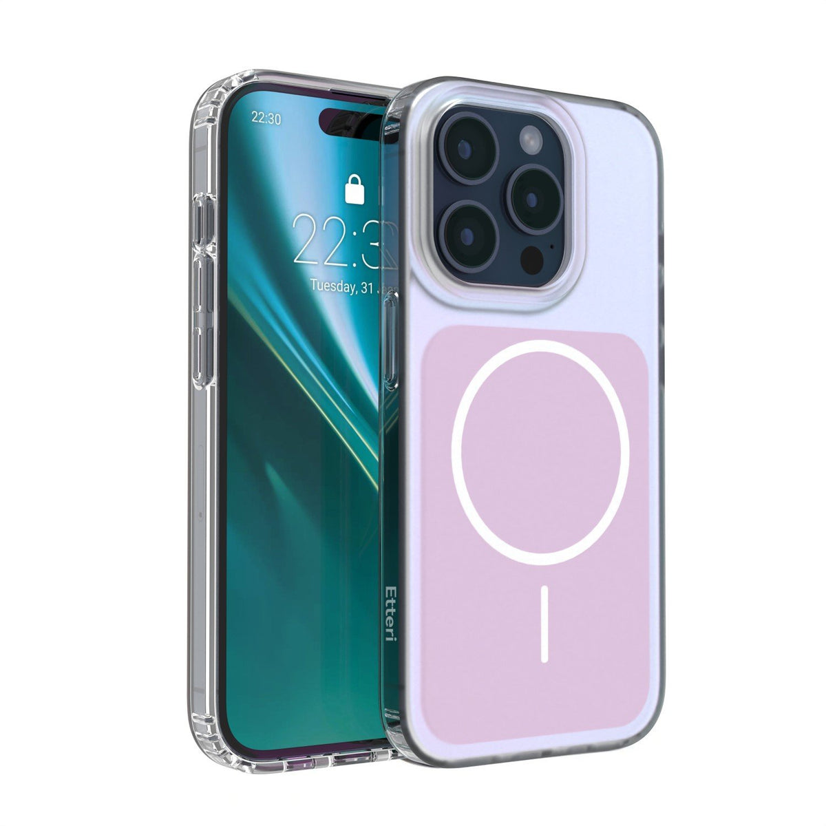 Etteri Hidden Pearl vāciņš iPhone 15 Pro 6,1", rozā