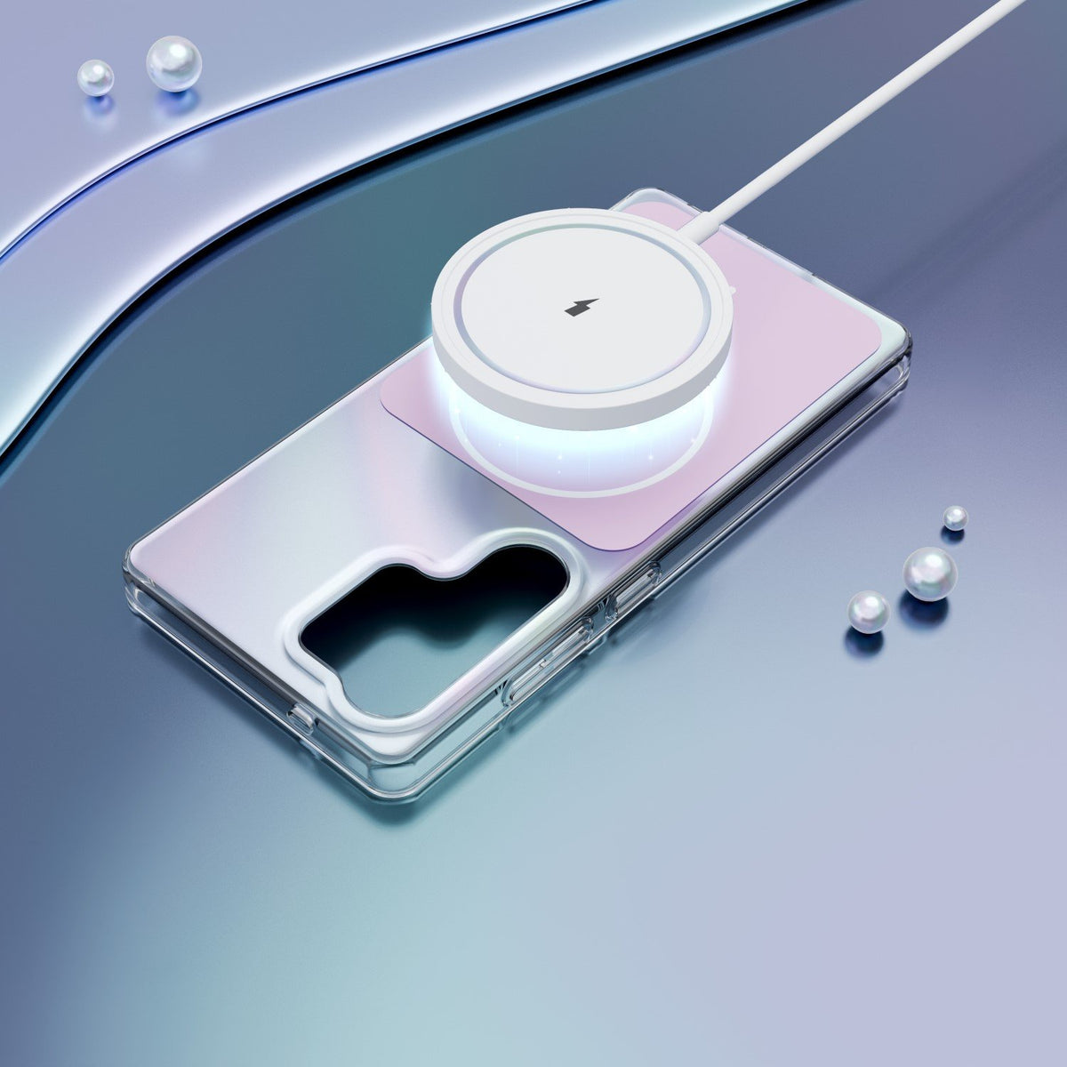 Etteri Hidden Pearl vāciņš Samsung Galaxy S25 Ultra, rozā