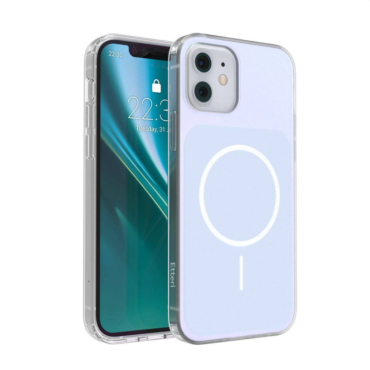 Etteri Hidden Pearl vāciņš iPhone 12 / 12 Pro 6,1'', gaiši zils
