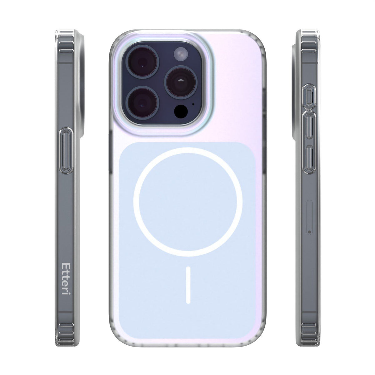 Etteri Hidden Pearl vāciņš iPhone 15 Pro 6,1", gaiši zils