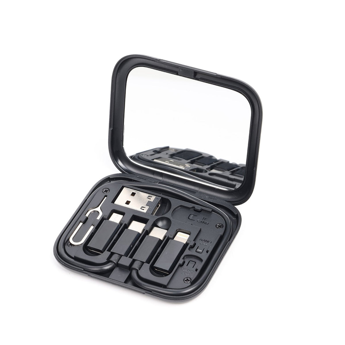 Setty adapteris ceļojumu komplekts 11/1 AD-S11-01, melns