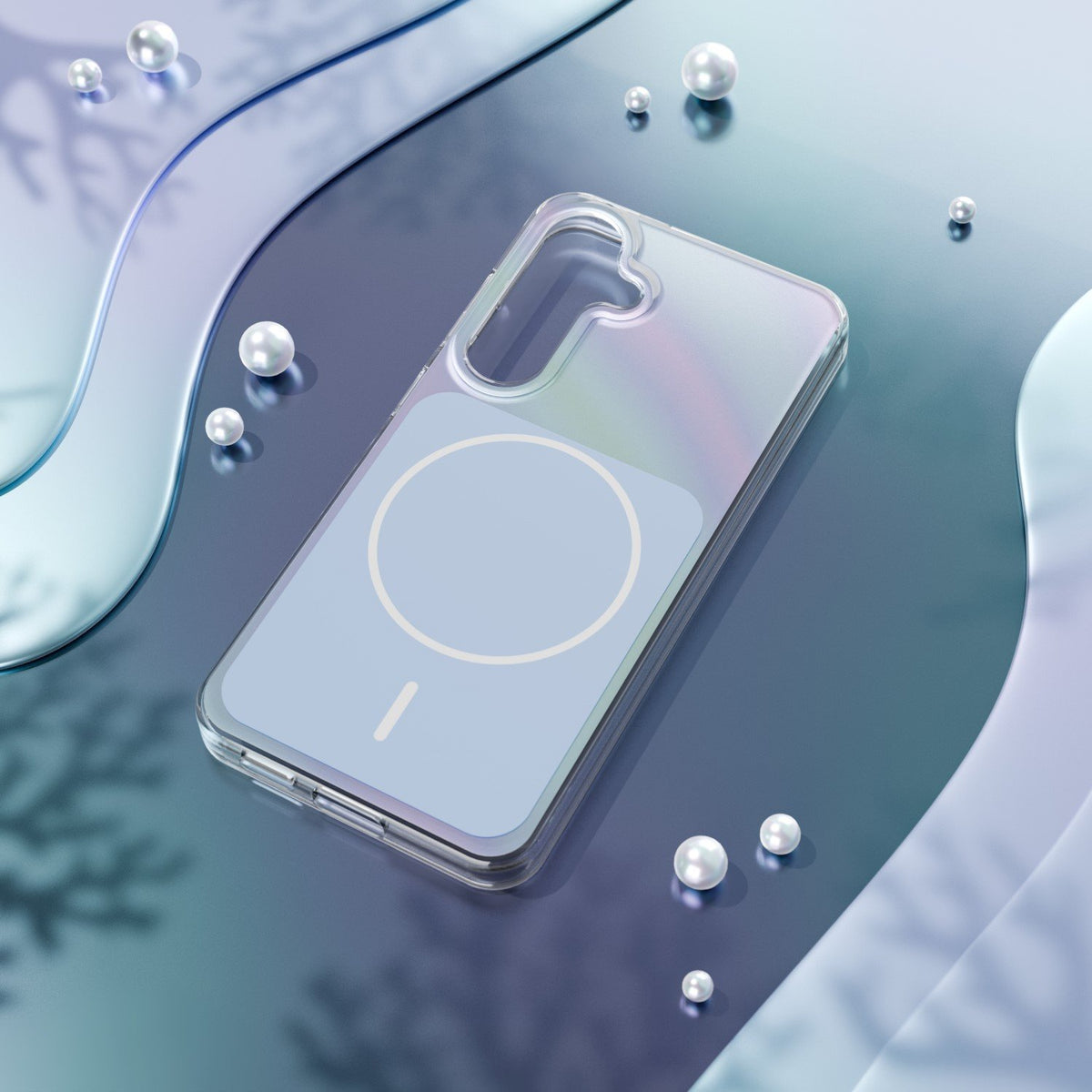Etteri Hidden Pearl vāciņš Samsung Galaxy S25, gaiši zils
