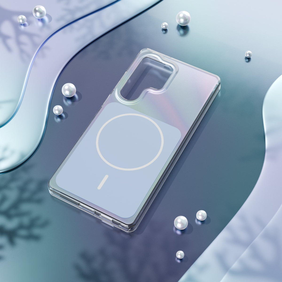 Etteri Hidden Pearl vāciņš Samsung Galaxy S25 Ultra, gaiši zils