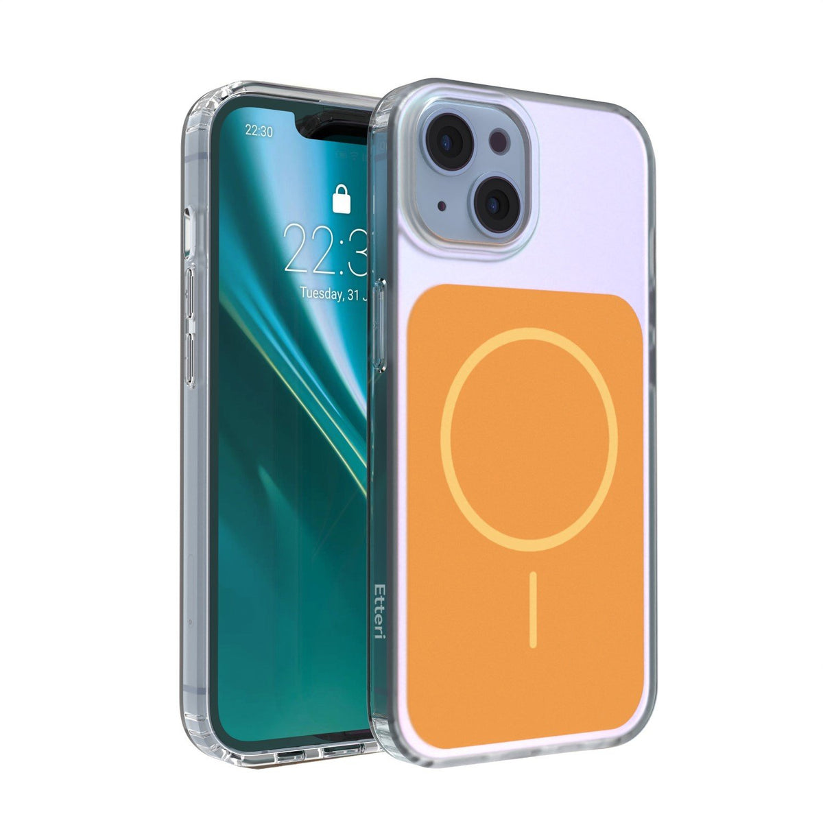 Etteri Hidden Pearl vāciņš iPhone 14 6,1", oranžs