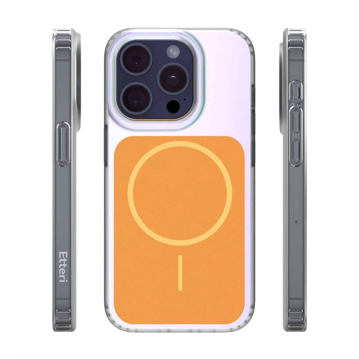 Etteri Hidden Pearl vāciņš iPhone 15 Pro 6,1", oranžs